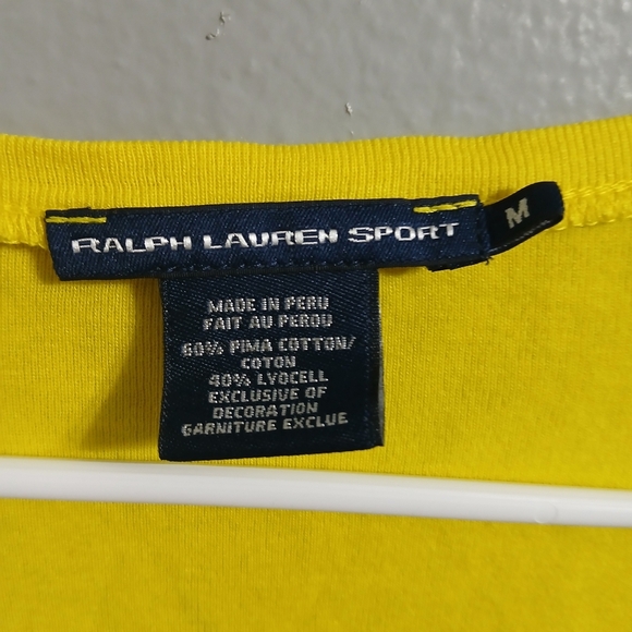 Polo by Ralph Lauren Women's Yellow Top‎ - Picture 4 of 8